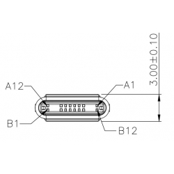 Wyzwalacz - tester ładowarek Power Delivery USB typ C napięcie 12V czarny