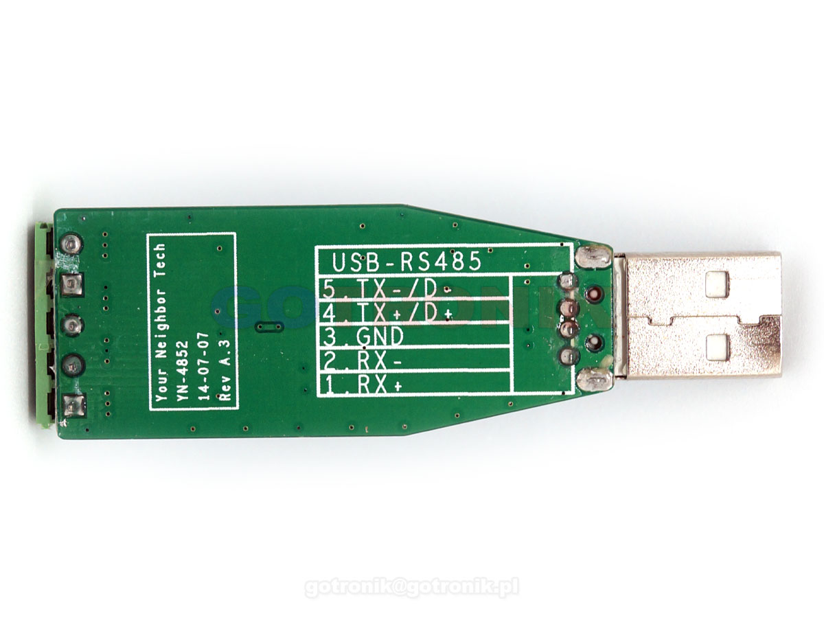 YN-4852 konwerter z USB na RS-485/RS-422 Yn-Tech