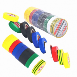 Zestaw taśm izolacyjnych kolorowych PVC 15x10m 10 sztuk