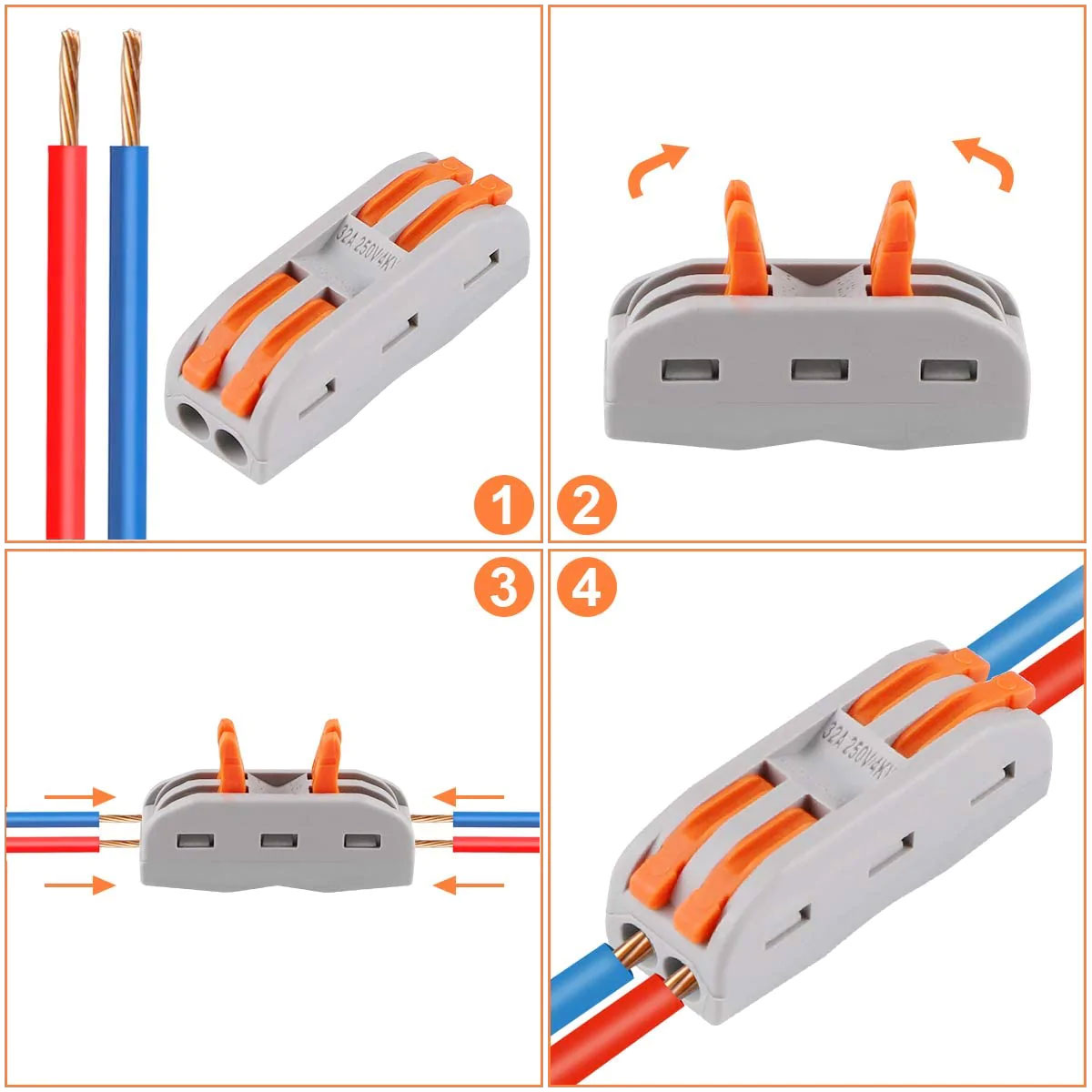 szybkozłącze kostka elektryczna rozgałęźnik zasilania